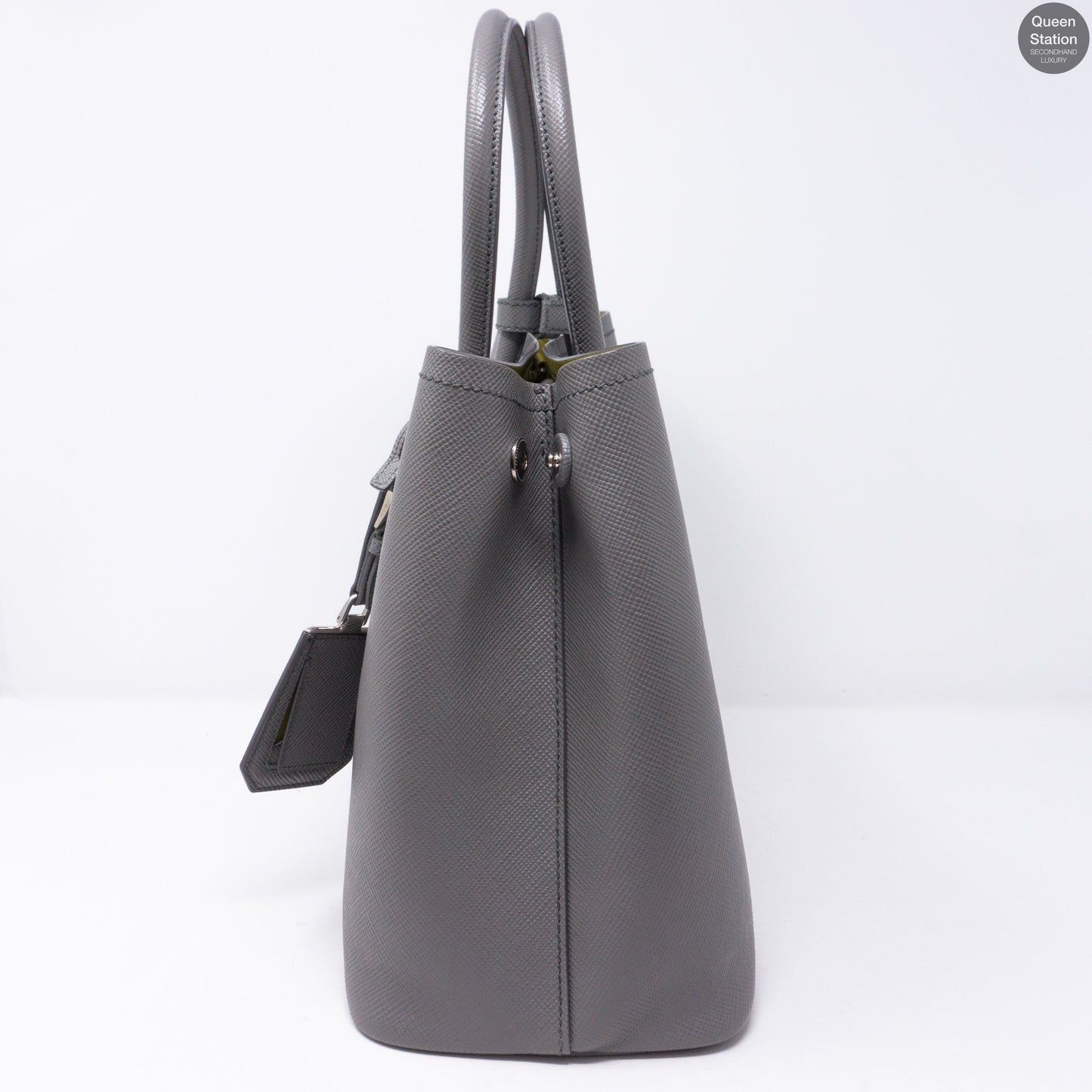 Grey Double Medium Bag