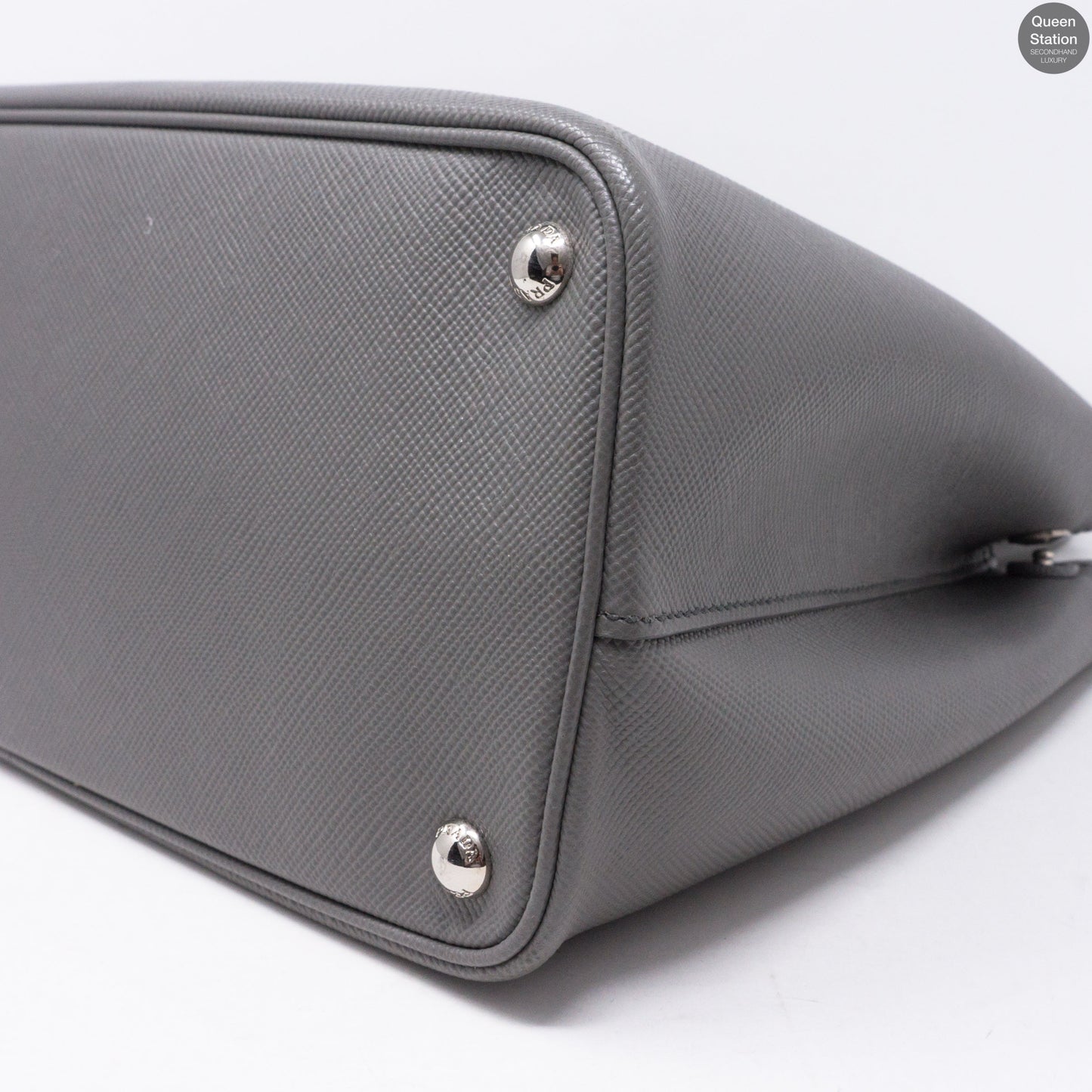 Grey Double Medium Bag