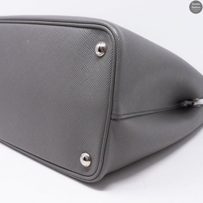 Grey Double Medium Bag