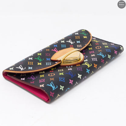 Louis-vuitton Eugenie Wallet Grenade Multicolore Black