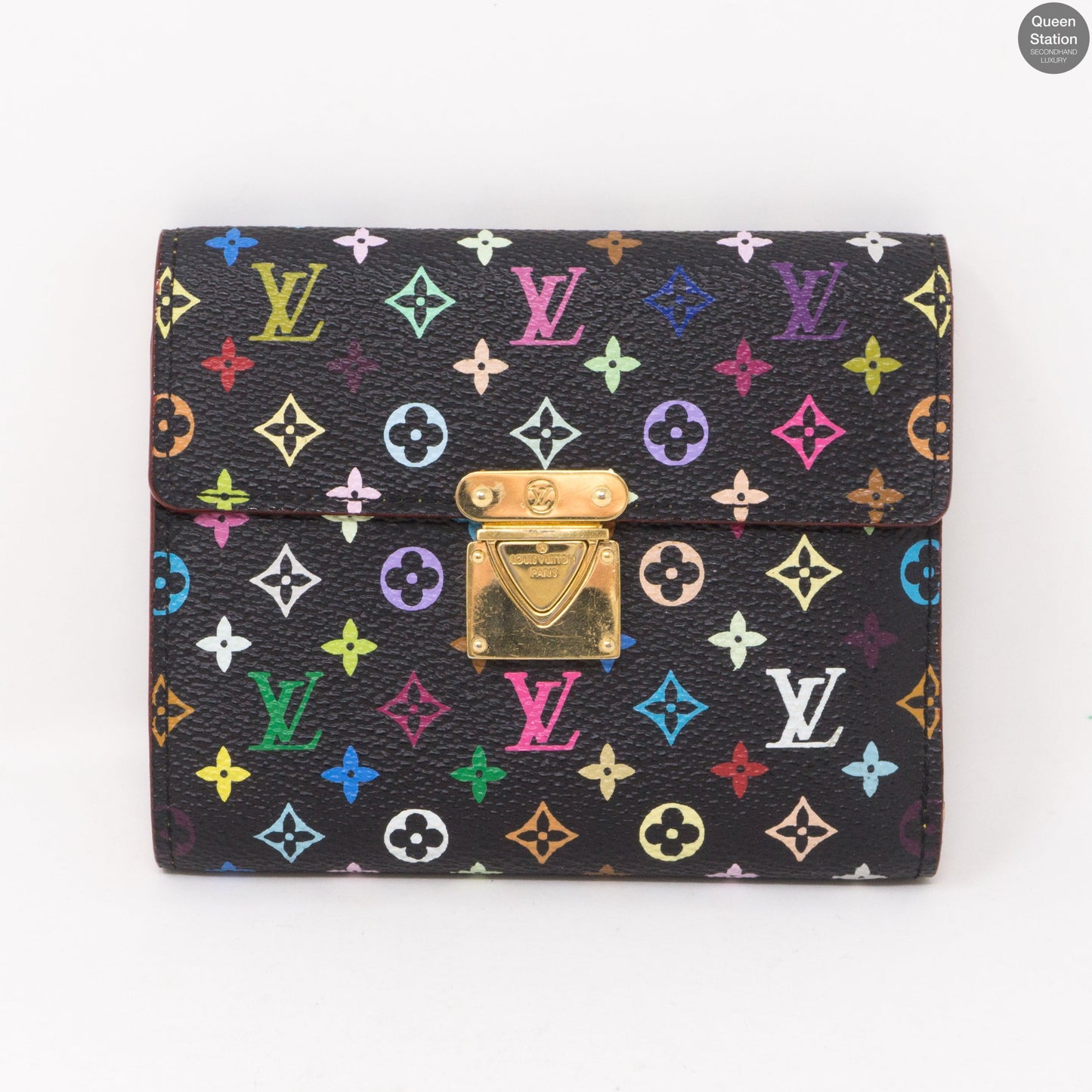 Louis-vuitton Koala Wallet Multicolore Black