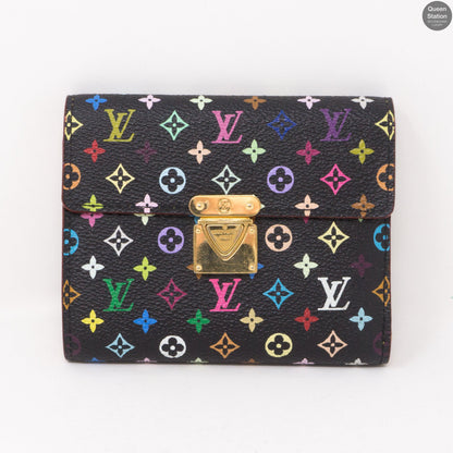 Louis-vuitton Koala Wallet Multicolore Black