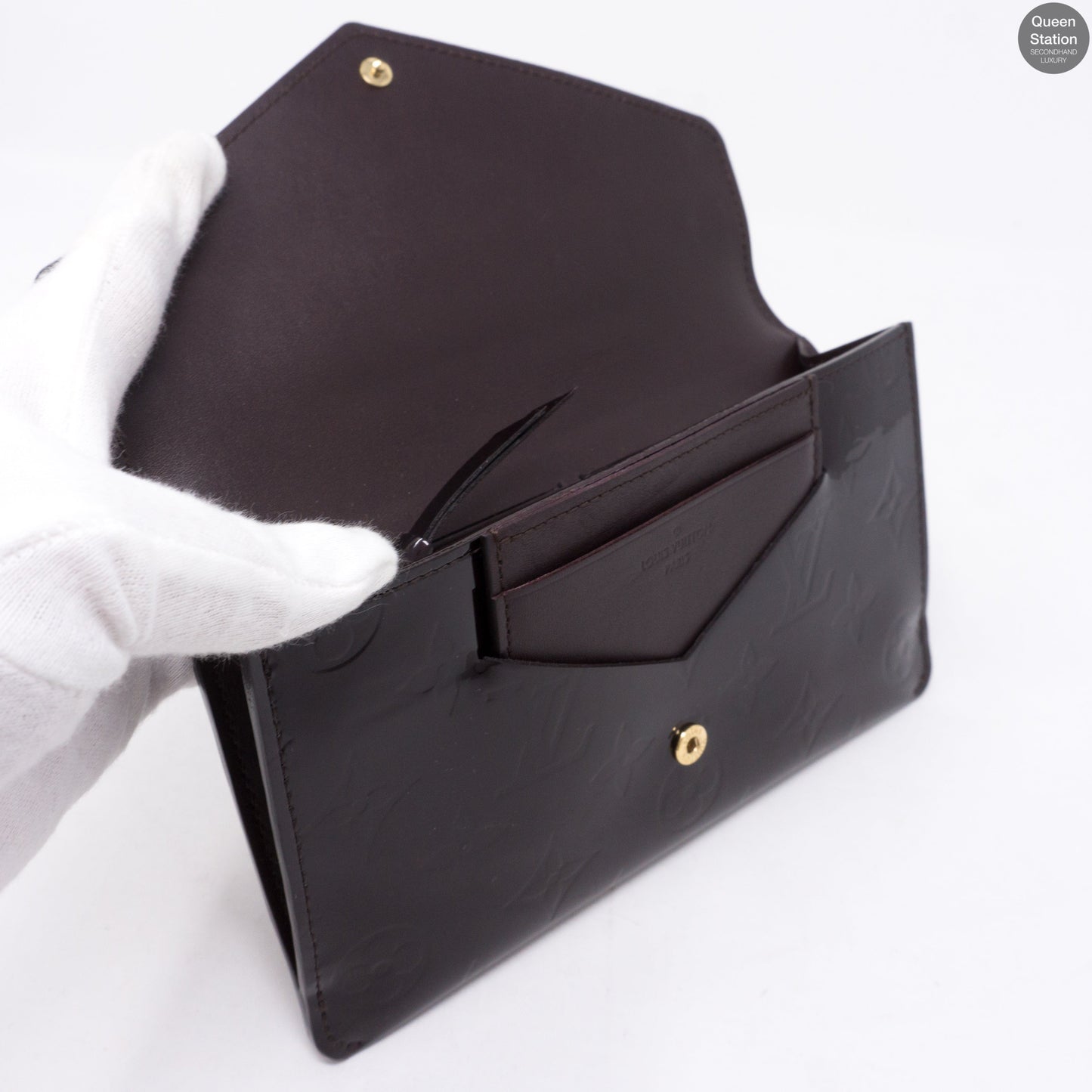 Louis-vuitton Jeanne Wallet Vernis Amarante