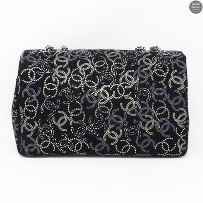 Paris Shanghai Jumbo Strass Flap Bag