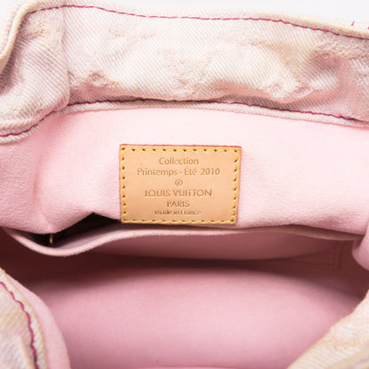 Louis-vuitton Sunshine Shoulder Bag Pink Denim