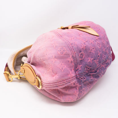 Louis-vuitton Sunshine Shoulder Bag Pink Denim