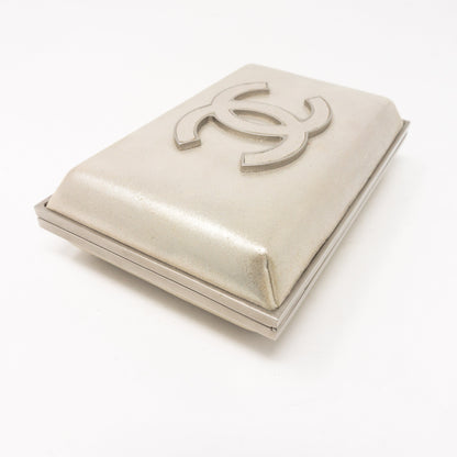 Evening Box Clutch Metallic Champagne
