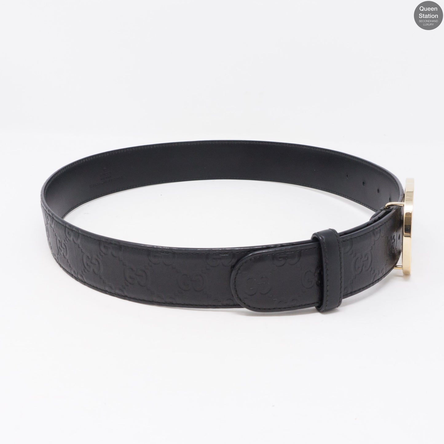 Signature Double G Leather 85 cm