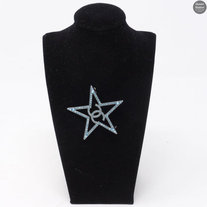 CC Star Crystal Brooch