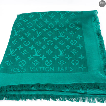 Louis-vuitton Green Monogram Shawl