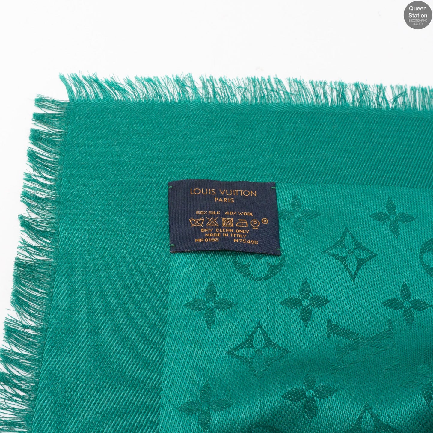 Louis-vuitton Green Monogram Shawl