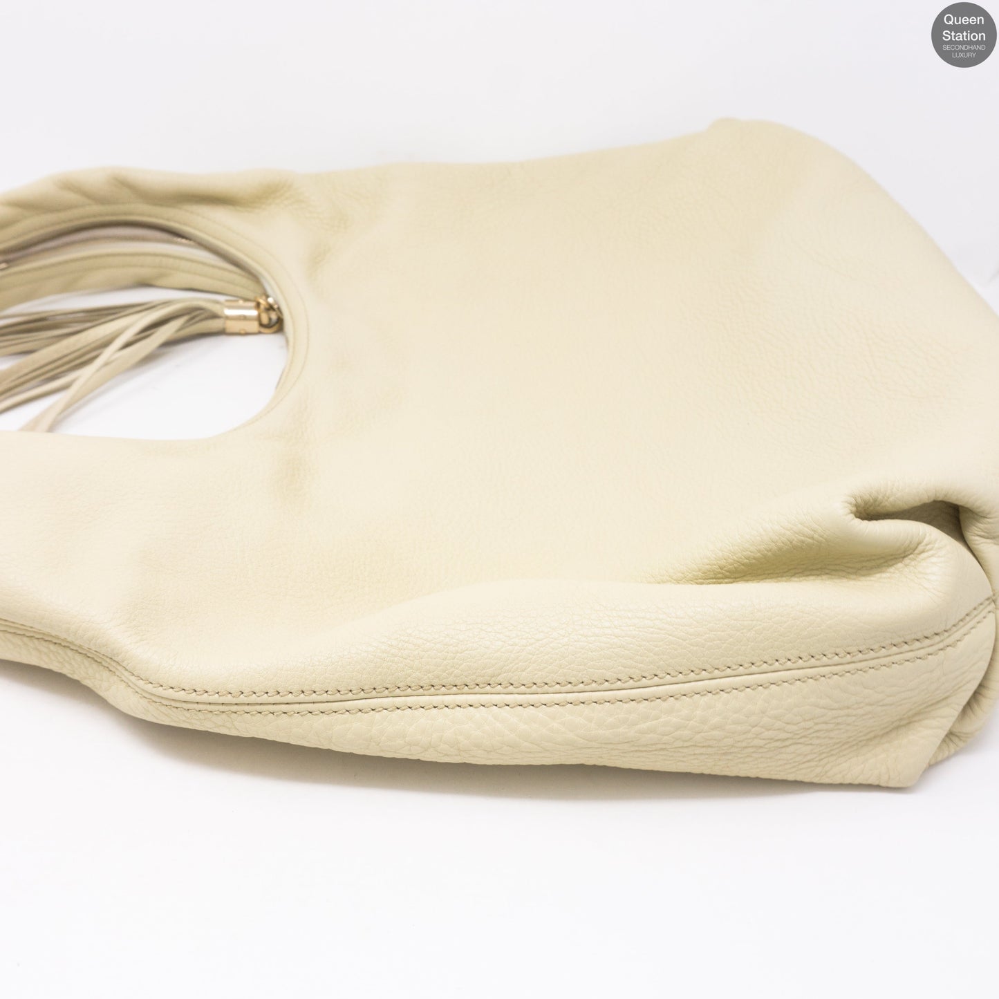 Soho Hobo Large White Leather