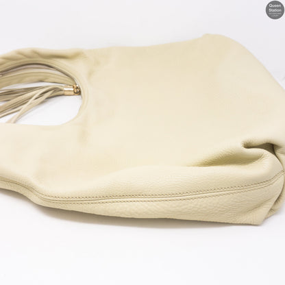 Soho Hobo Large White Leather