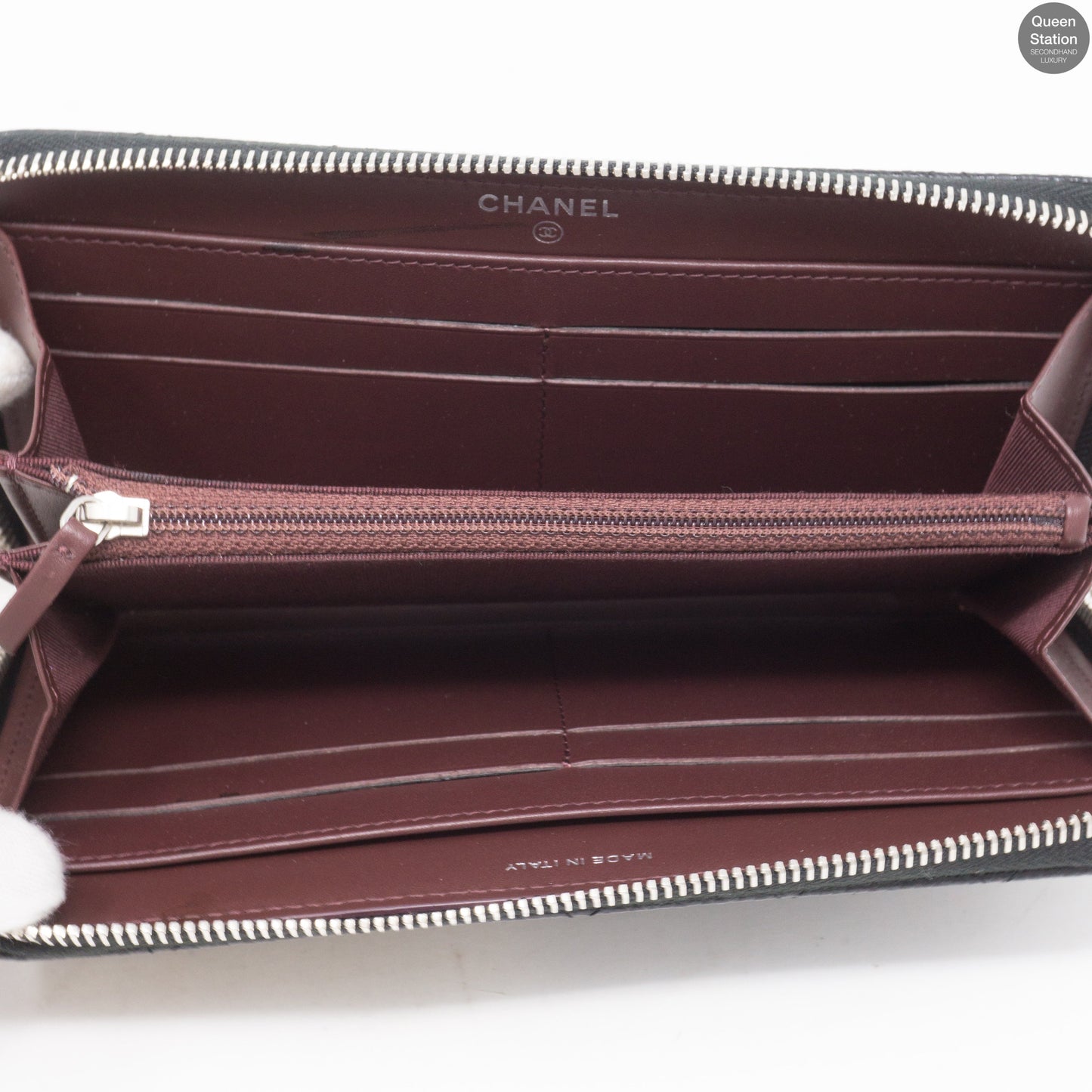 Classic Long Zipped Wallet Black