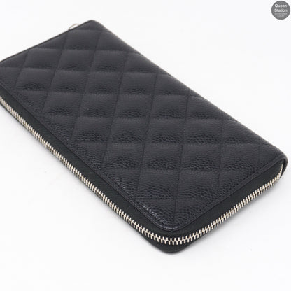 Classic Long Zipped Wallet Black