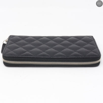 Classic Long Zipped Wallet Black