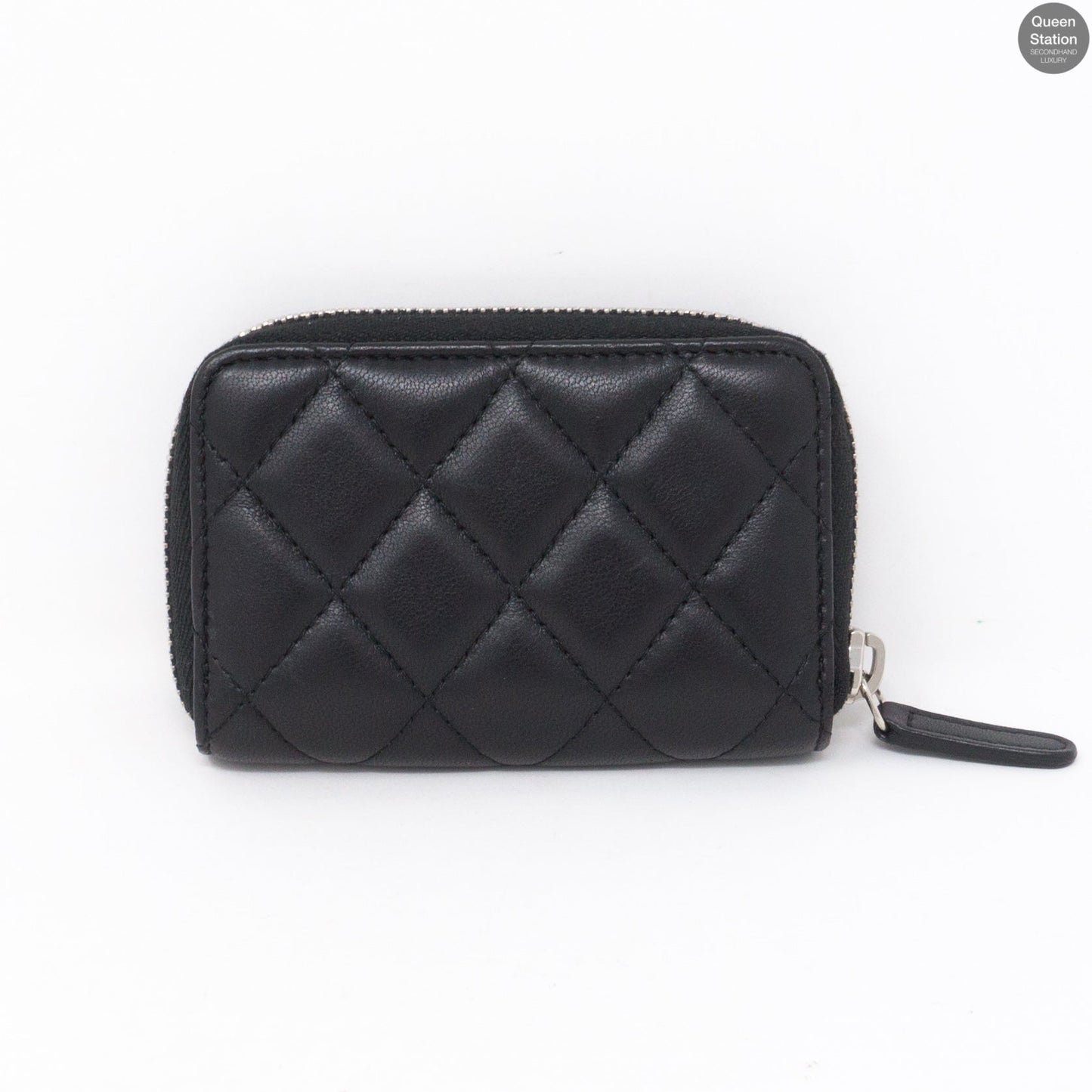 Classic Zipped Coin Purse Black