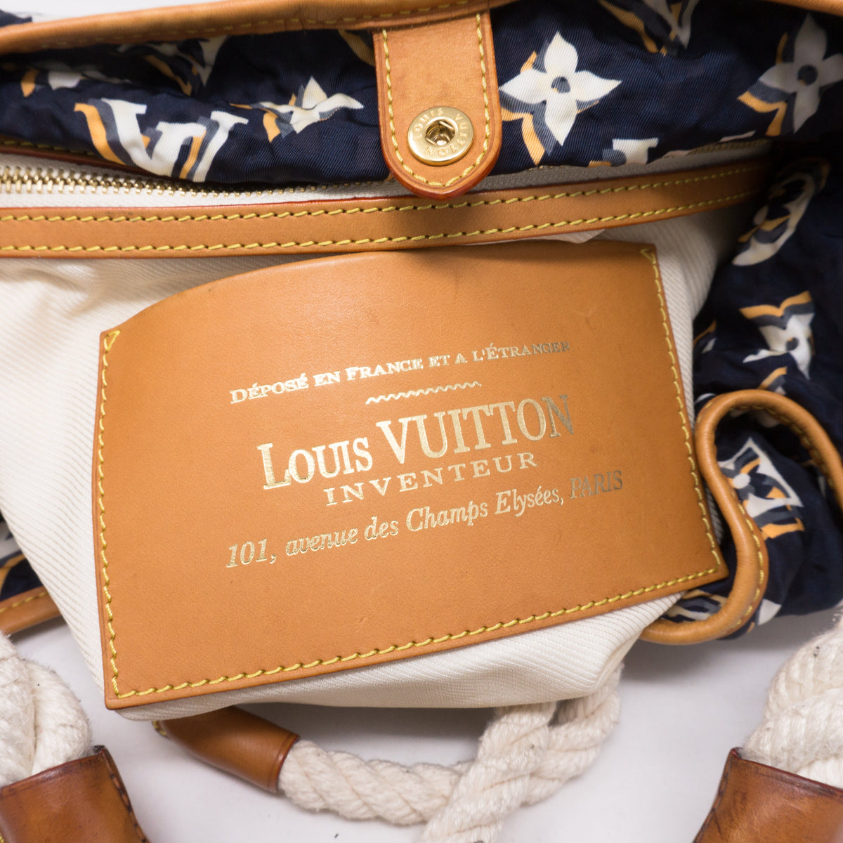 Louis-vuitton Bulles MM Navy Blue Monogram