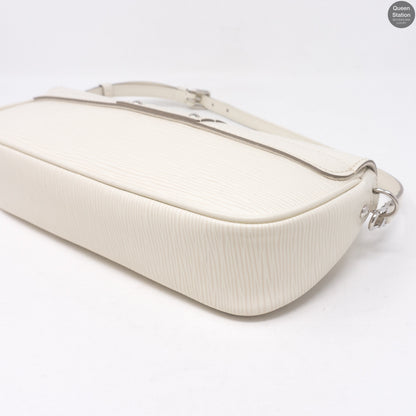 Louis-vuitton Montaigne Pochette White Epi