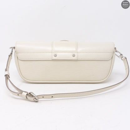 Louis-vuitton Montaigne Pochette White Epi
