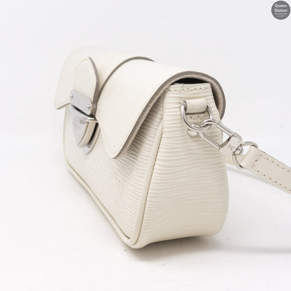 Louis-vuitton Montaigne Pochette White Epi