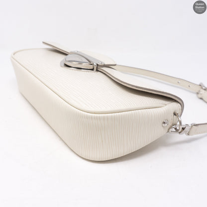 Louis-vuitton Montaigne Pochette White Epi