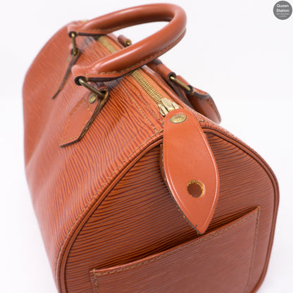 Louis-vuitton Speedy 25 Brown Epi Leather