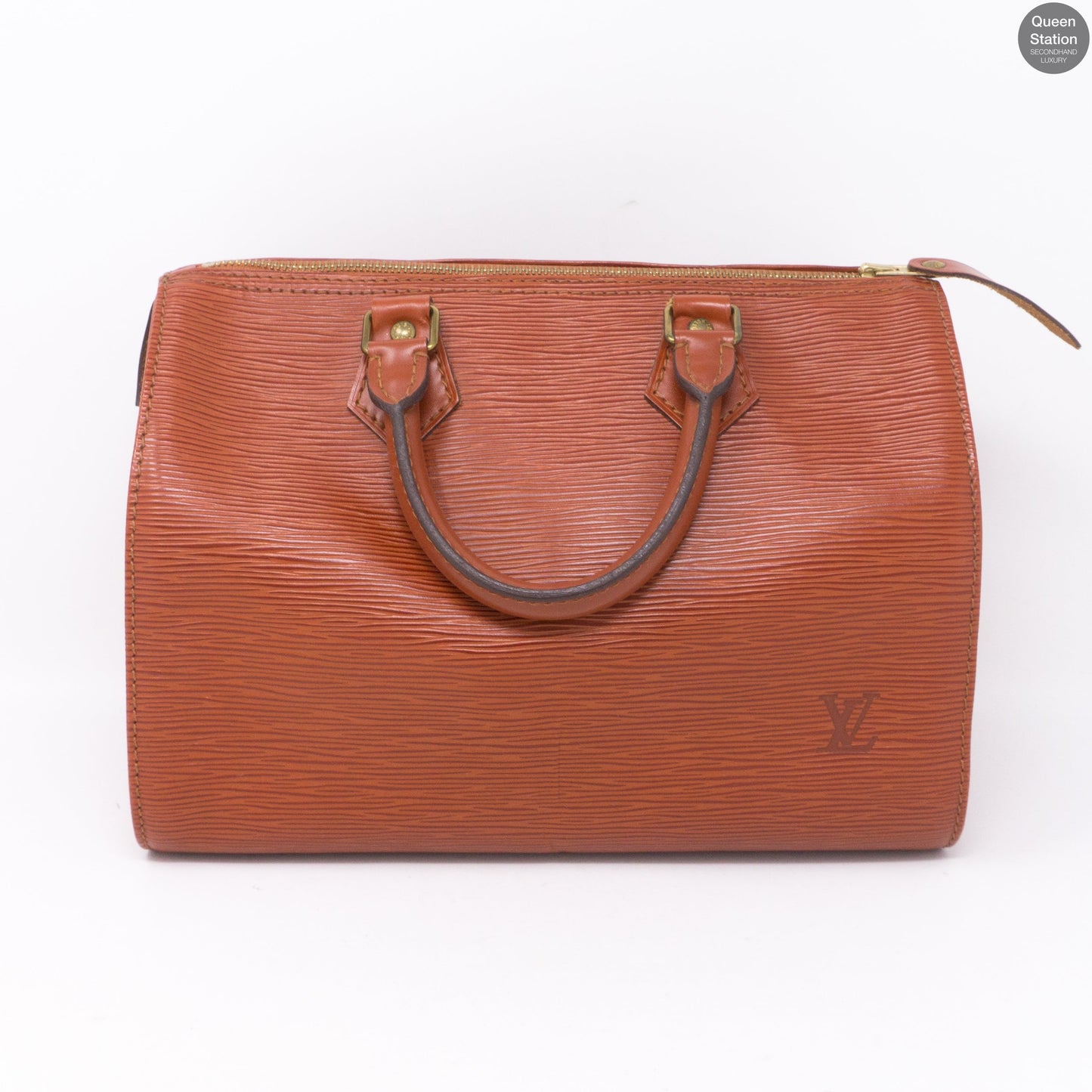Louis-vuitton Speedy 25 Brown Epi Leather