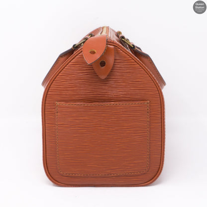 Louis-vuitton Speedy 25 Brown Epi Leather