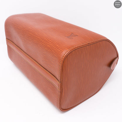 Louis-vuitton Speedy 25 Brown Epi Leather