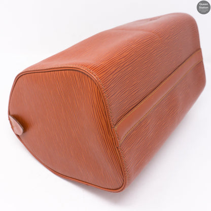 Louis-vuitton Speedy 25 Brown Epi Leather