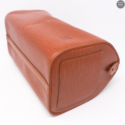 Louis-vuitton Speedy 25 Brown Epi Leather