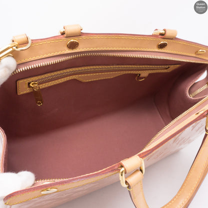 Louis-vuitton Brea MM Rose Vernis