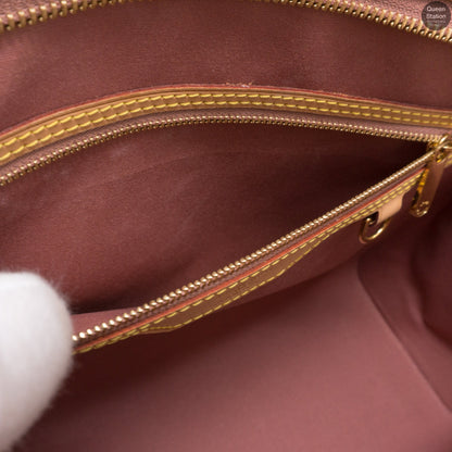Louis-vuitton Brea MM Rose Vernis