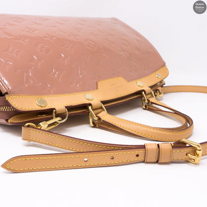 Louis-vuitton Brea MM Rose Vernis