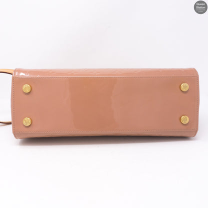 Louis-vuitton Brea MM Rose Vernis