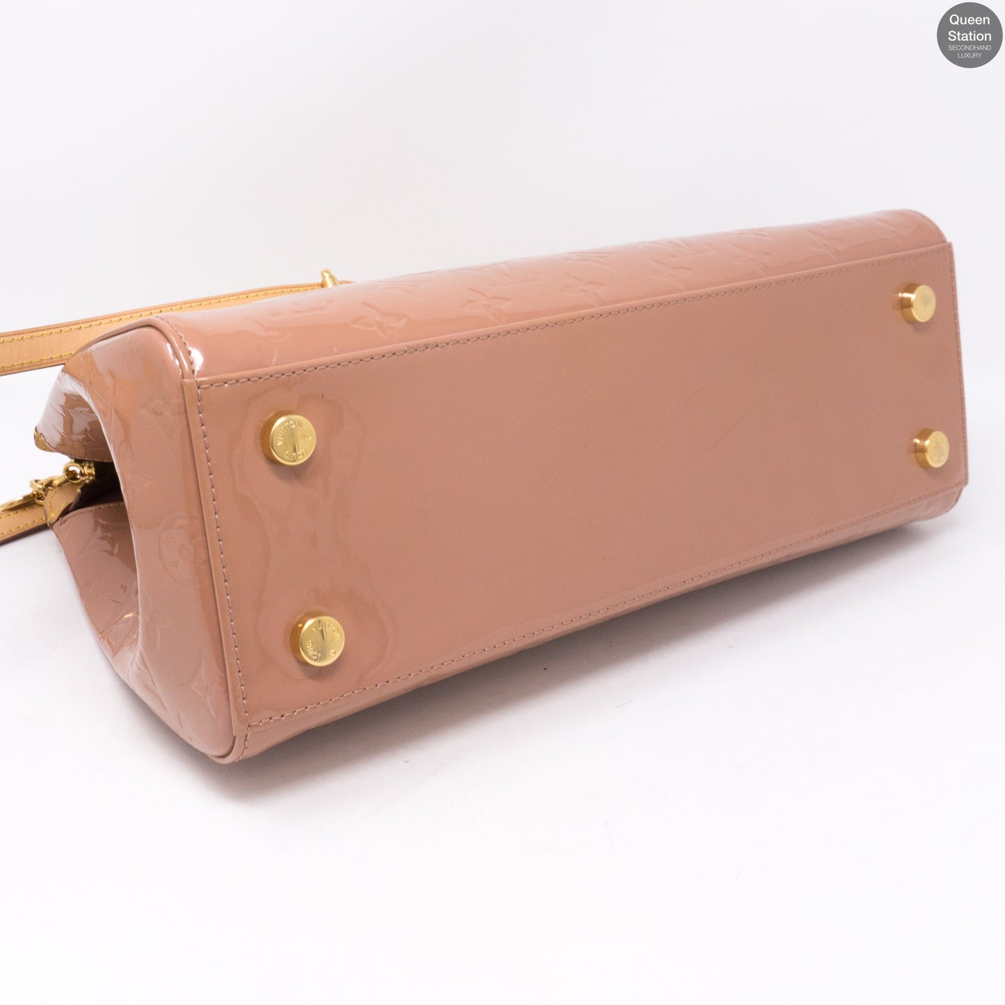 Louis-vuitton Brea MM Rose Vernis