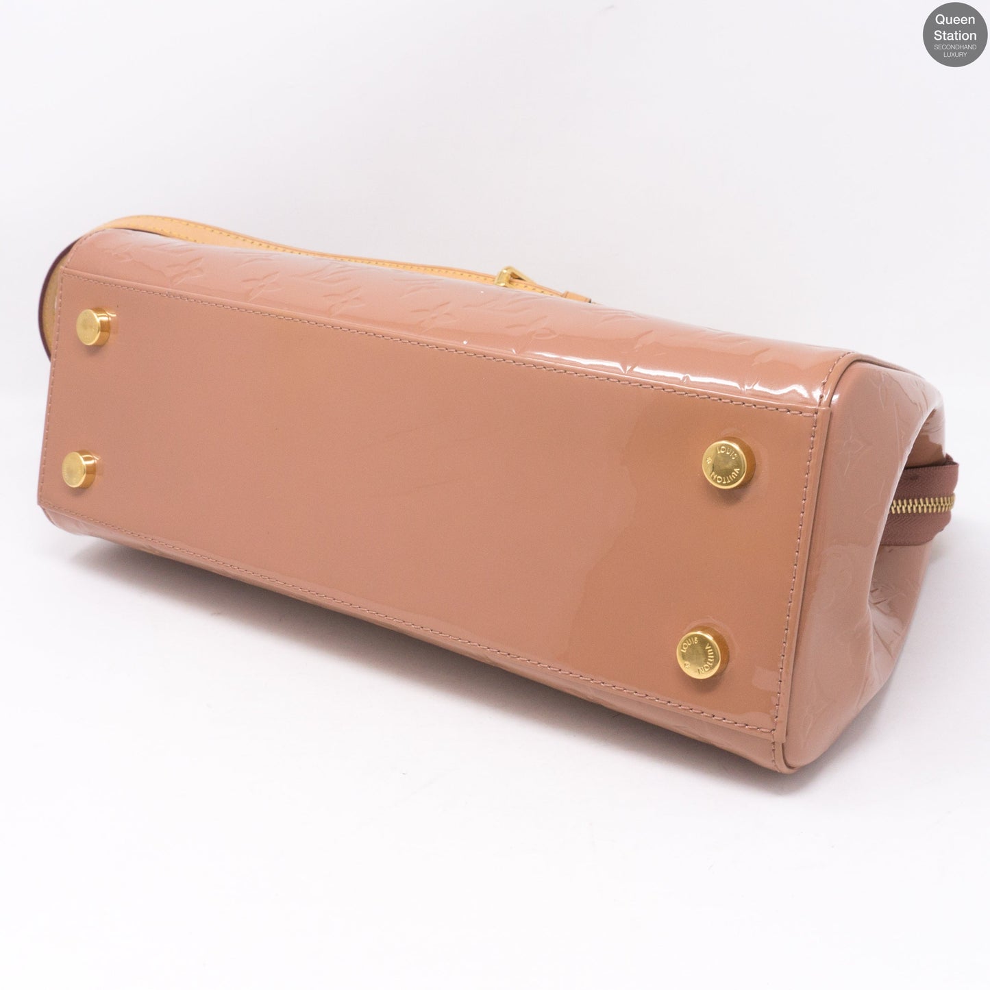 Louis-vuitton Brea MM Rose Vernis