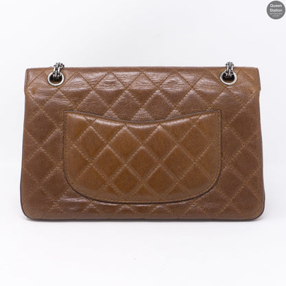 Reissue 2.55 226 Double Flap Bag Distressed Leather
