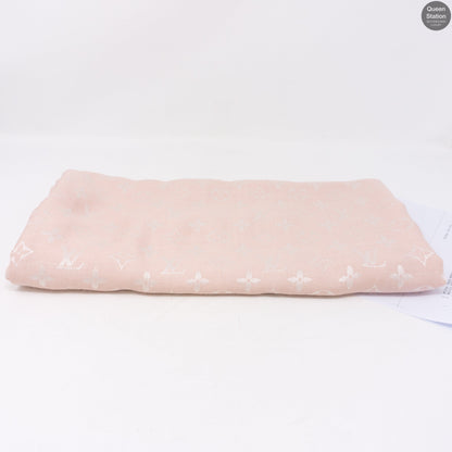 Louis-vuitton Rose Monogram Denim Shawl