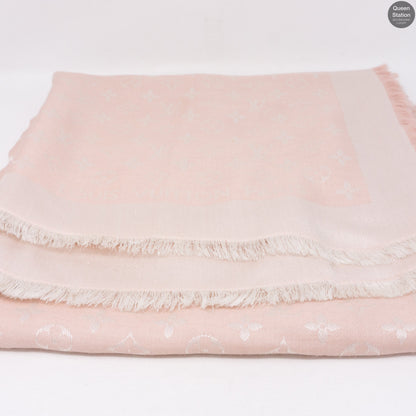 Louis-vuitton Rose Monogram Denim Shawl