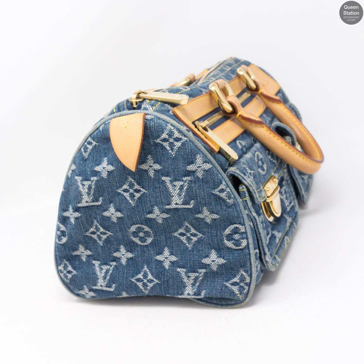 Louis-vuitton Neo Speedy Blue Denim Monogram