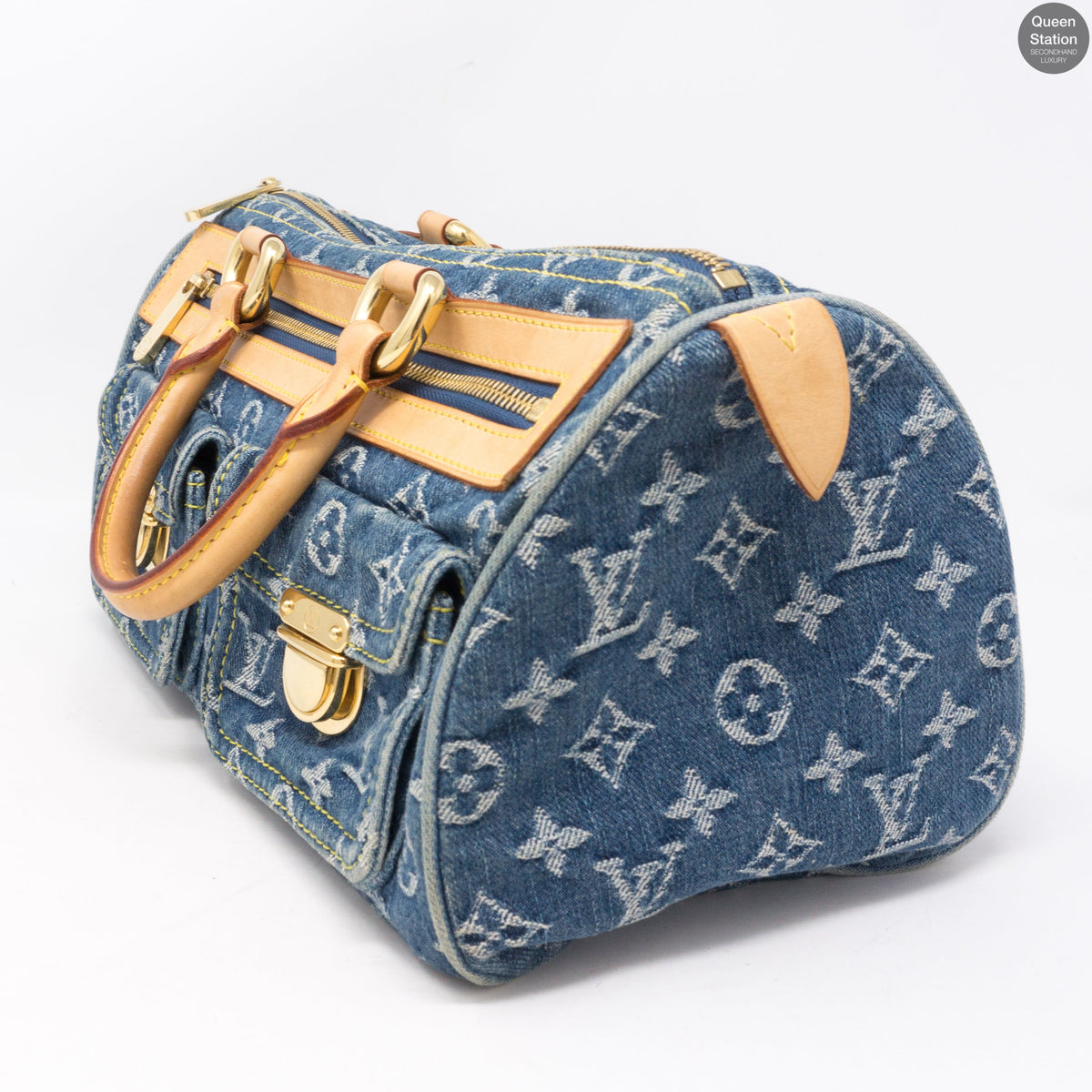 Louis-vuitton Neo Speedy Blue Denim Monogram