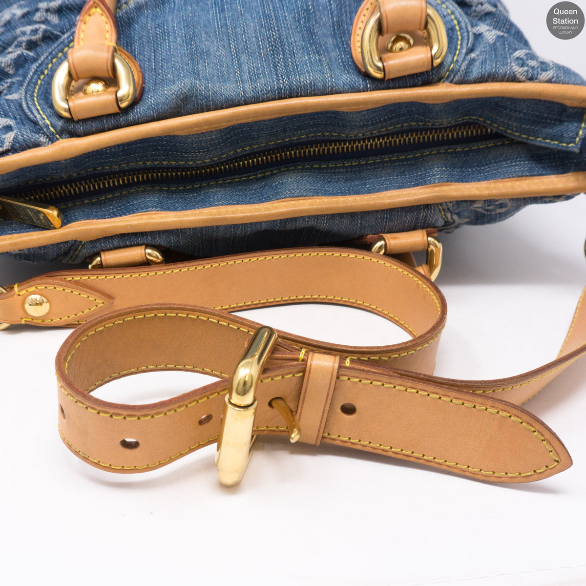 Louis-vuitton Neo Cabby GM Blue Denim