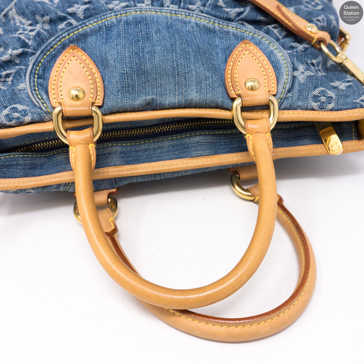 Louis-vuitton Neo Cabby GM Blue Denim