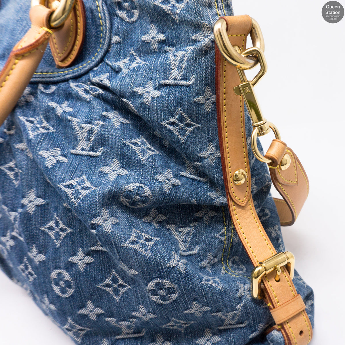 Louis-vuitton Neo Cabby GM Blue Denim