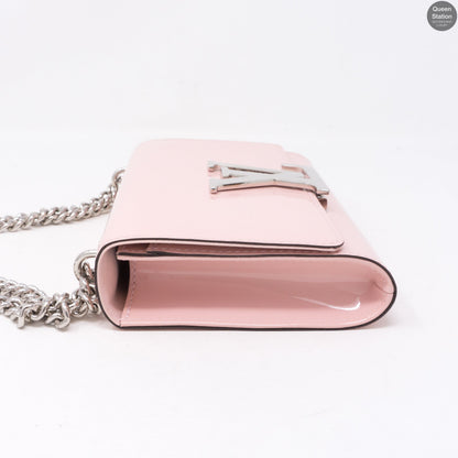 Louis-vuitton Chain Louise MM Pink Vernis