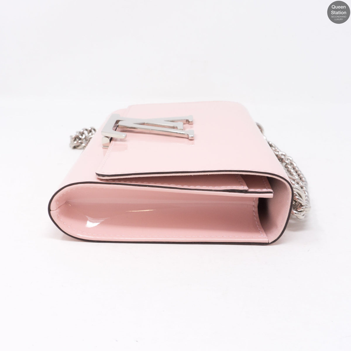 Louis-vuitton Chain Louise MM Pink Vernis