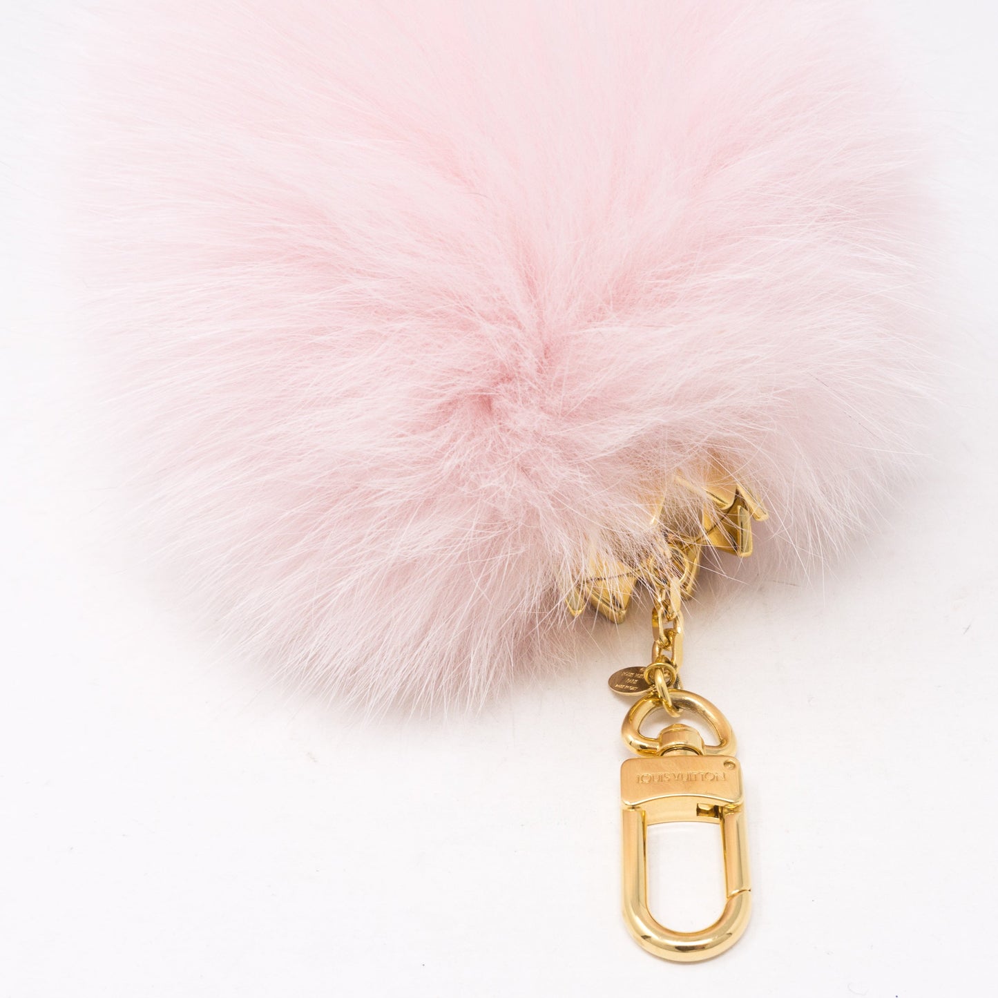 Louis-vuitton Fuzzy Bubble Bag Charm Light Pink