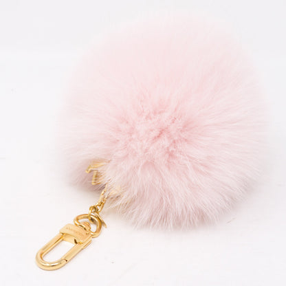Louis-vuitton Fuzzy Bubble Bag Charm Light Pink